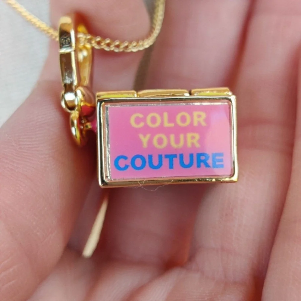RARE Retired Juicy Couture Crayon box necklace - Picture 11 of 11